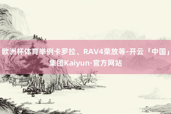 欧洲杯体育举例卡罗拉、RAV4荣放等-开云「中国」集团Kaiyun·官方网站